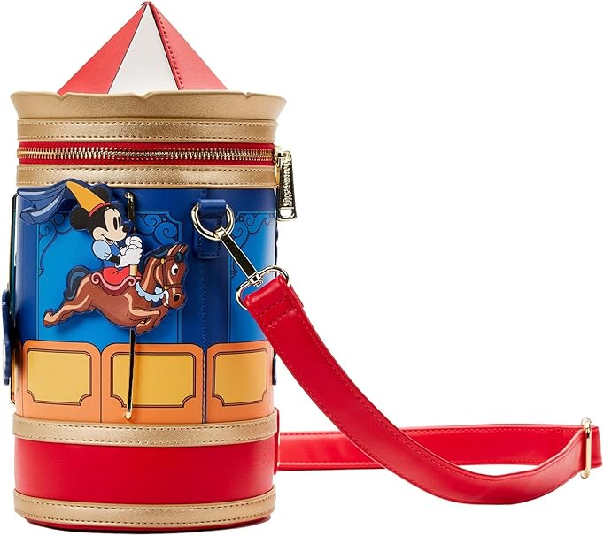 Loungefly Disney Brave Little Tailor Sliding Carousel Crossbody Purse-zoom-3