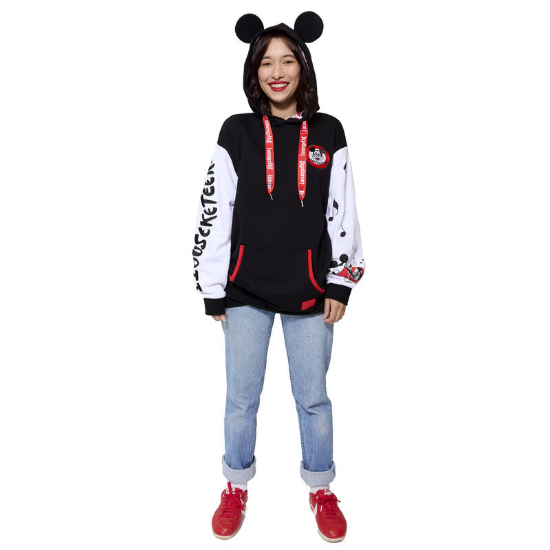 Loungefly Disney100 Mouseketeers Varsity Unisex Hoodie-zoom-11