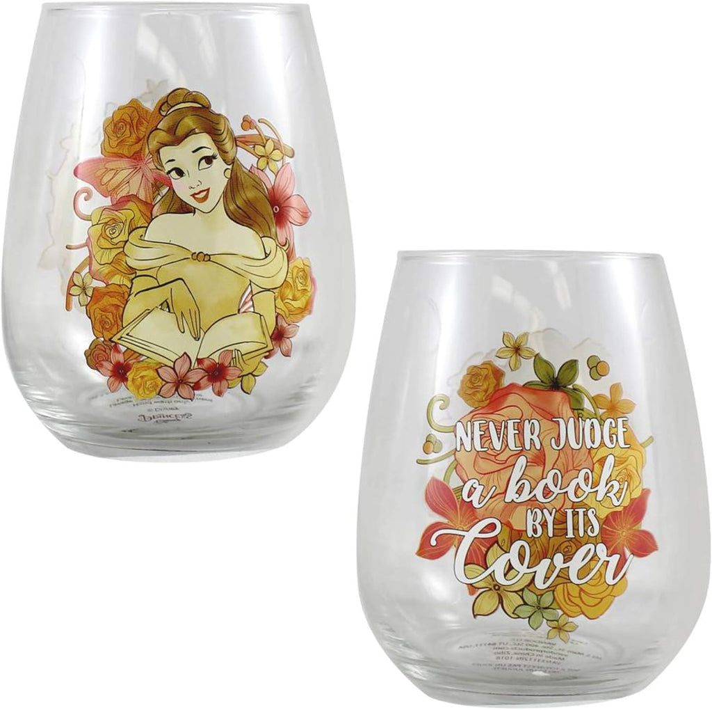 Disney Princess 18 oz. Contour Glass - Set of 4