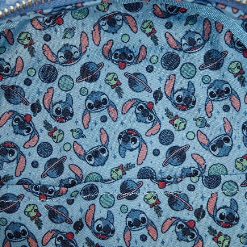 Loungefly Stitch Plush Sherpa Cosplay Mini Backpack-zoom-7
