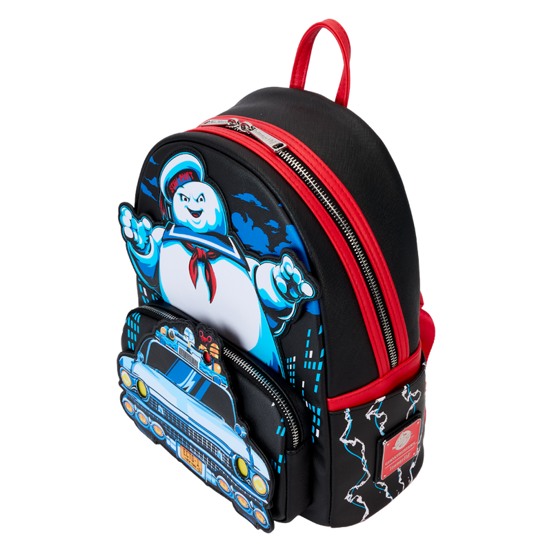 Loungefly Ghostbusters Stay Puff Chasing Ecto 1 Light Up Mini-Backpack