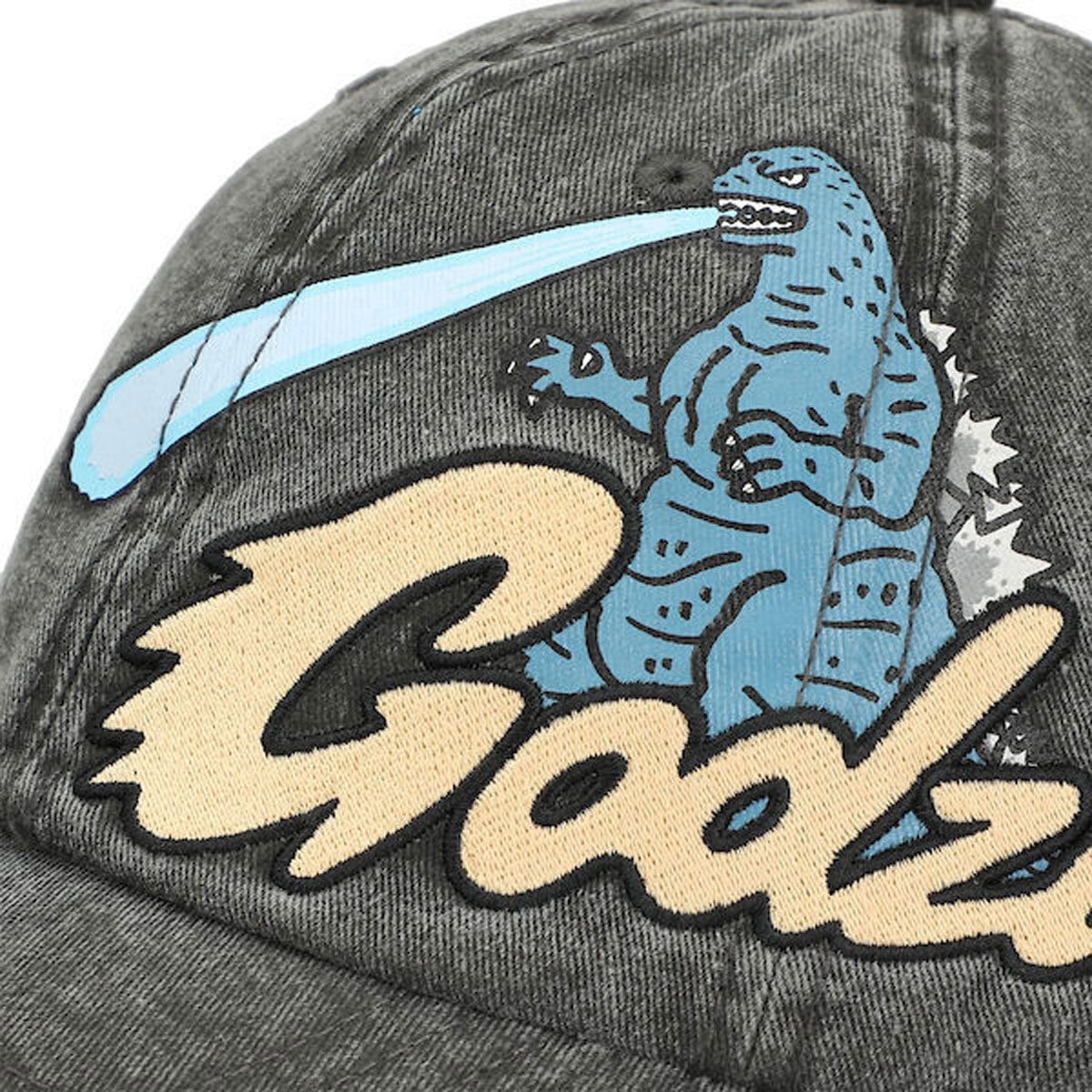 Godzilla Pigment Dyed Embroidered Hat-4