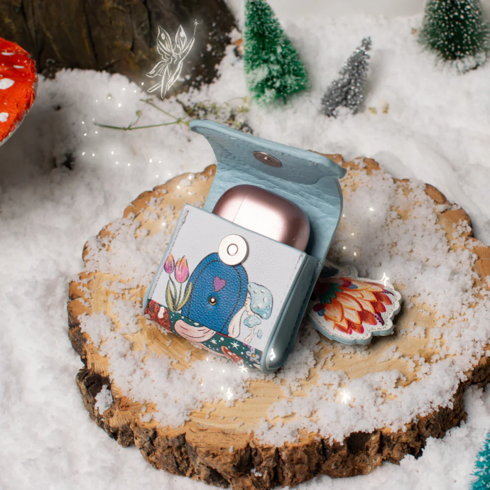 Vendula London Fairy Village Snowflake AirPods Case-12