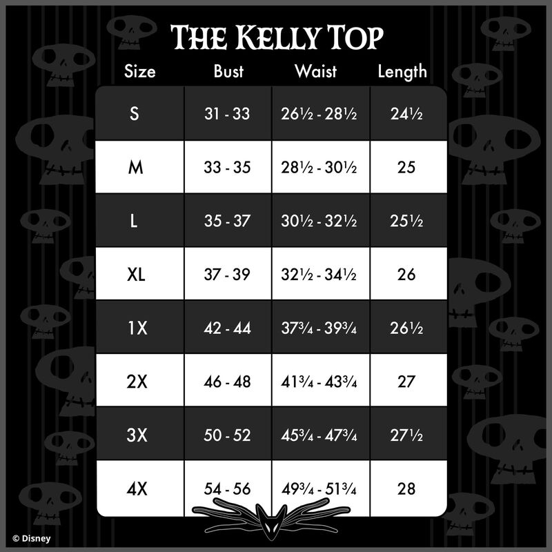 Stitch Shoppe by Loungefly Disney The Nightmare Before Christmas Kelly top shirt-8
