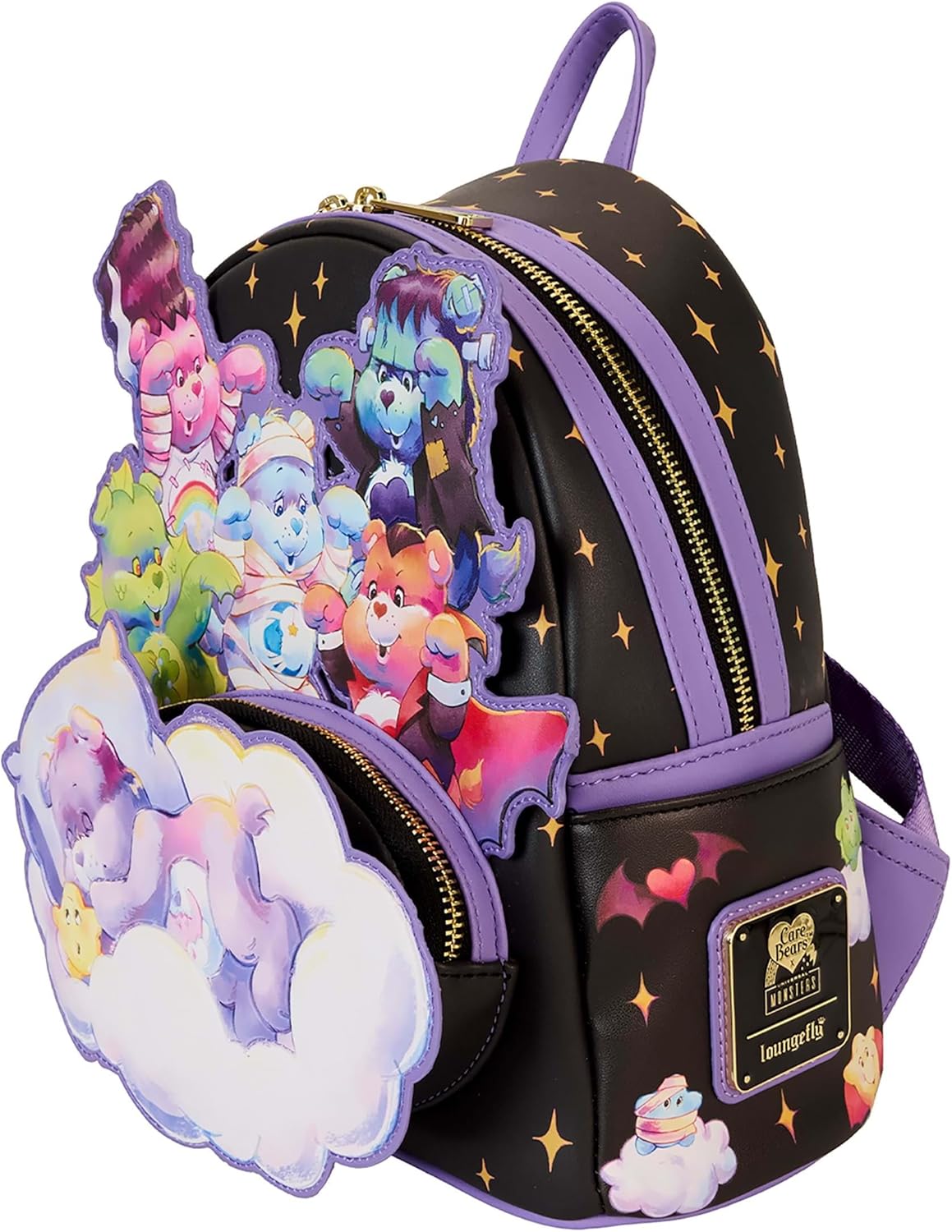 Loungefly Care Bears x Universal Monsters Scary Dreams Mini Backpack-zoom-3