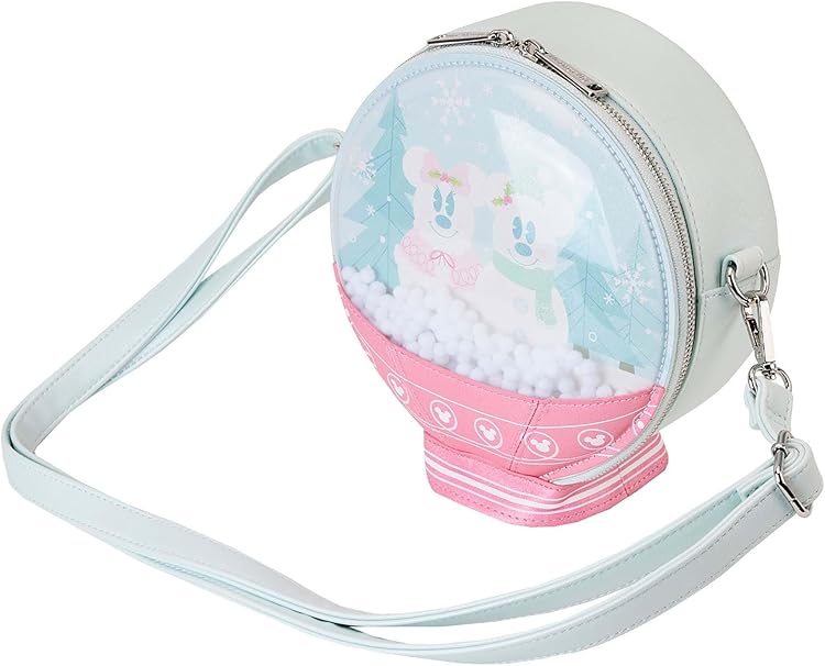 Loungefly Disney Mickey and Friends Winter Snowglobe Crossbody-zoom-3