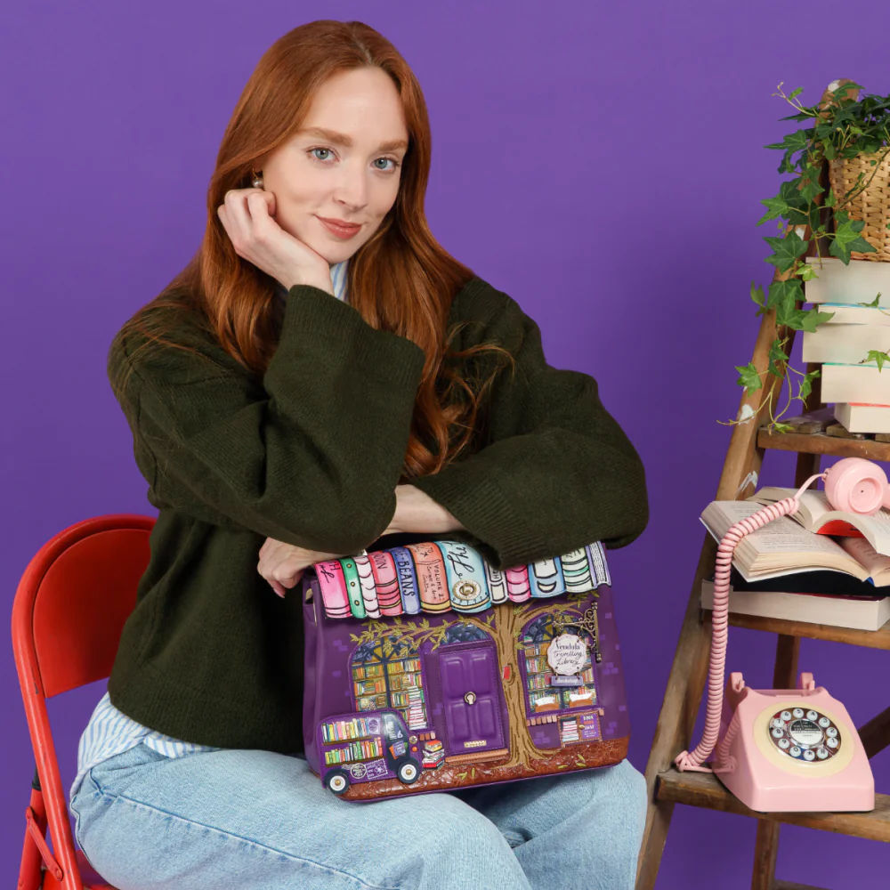 Vendula London Travelling Library Bookshop Grace Bag-9