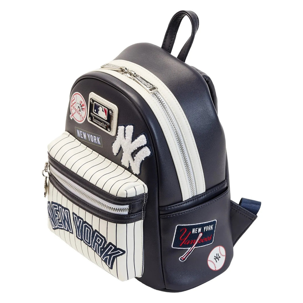 Loungefly New York Yankees Patches Mini Backpack