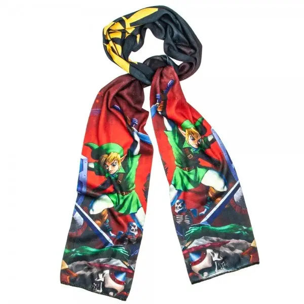 Legend of Zelda Poly Knit Scarf Ocarina of Time 3D Scarf Limited Edition-5