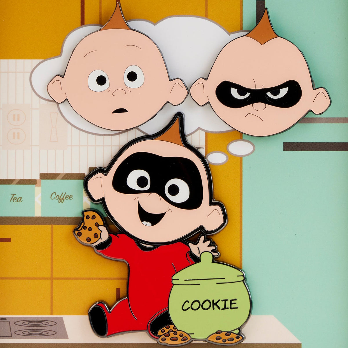 Loungefly Disney Pixar Incredibles Baby Jack Jack Emotions Magnetic Enamel Pins-zoom-4