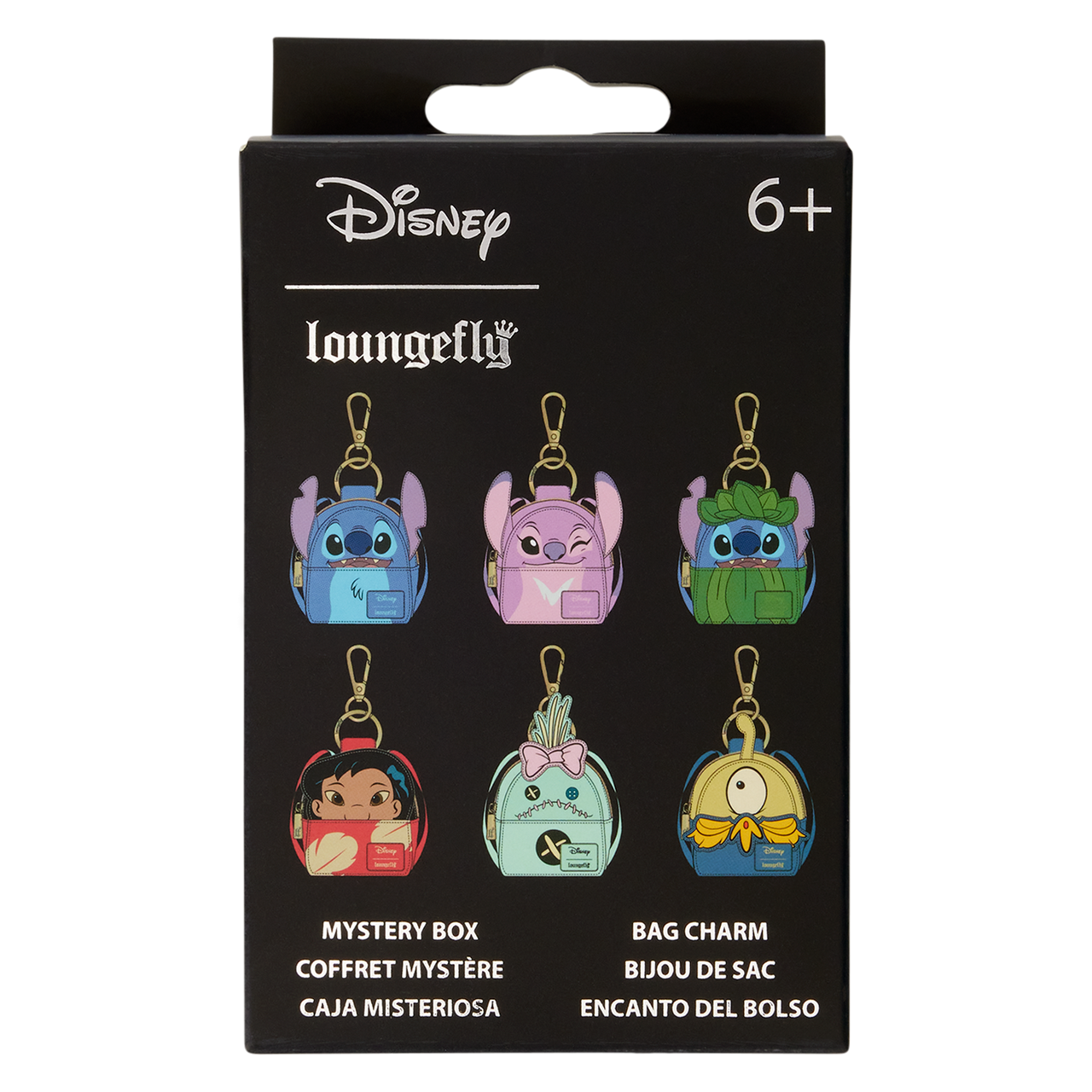 Loungefly Disney Lilo and Stitch Blind Box Mystery Bag Charm [One Random Keychain]