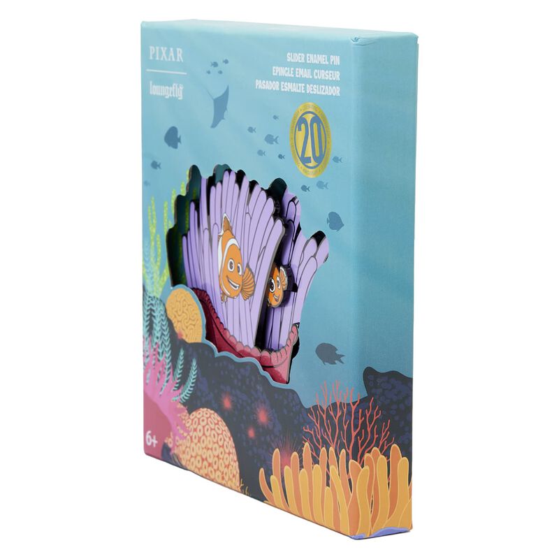 Loungefly Finding Nemo 20th Anniversary Sliding Pin-2
