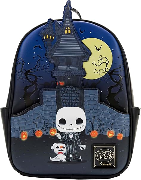 Loungefly Disney Nightmare Before Christmas Jack Skellington House Mini Backpack