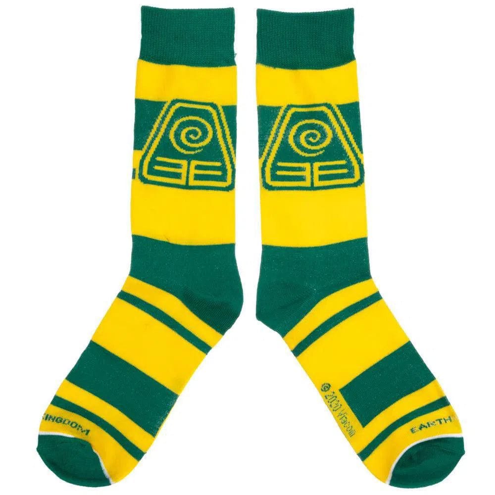 Avatar: The Last Airbender - Four Nations Crew Socks (4 Pairs) - Bioworld - Water Tribe, Earth Kingdom, Fire Nation, Air Nomads-zoom-5