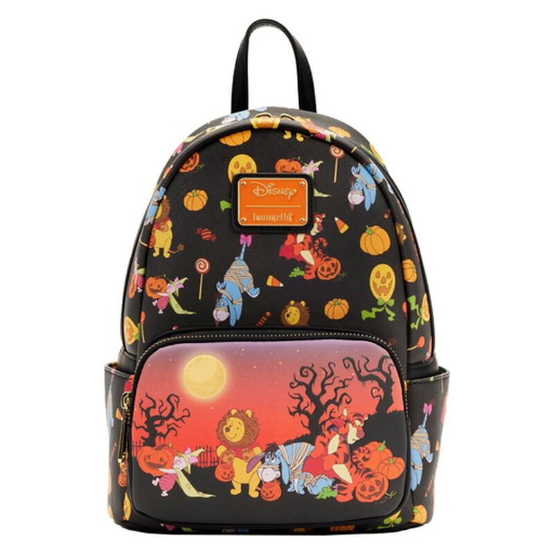 Loungefly Disney Winnie The Pooh Halloween Group Cosplay Mini Backpack