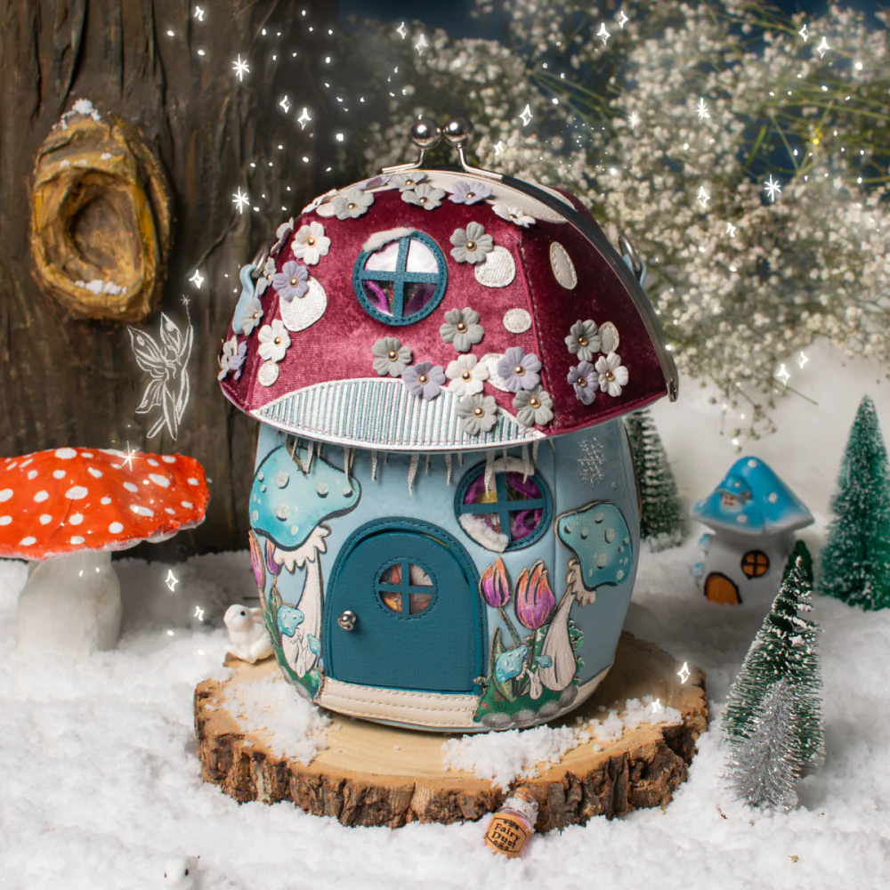 Vendula London Fairy Village Snowflake Toadstool House Bag-zoom-6