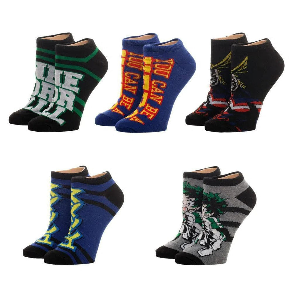 My Hero Academia 5 Pack Ankle Socks-zoom-1
