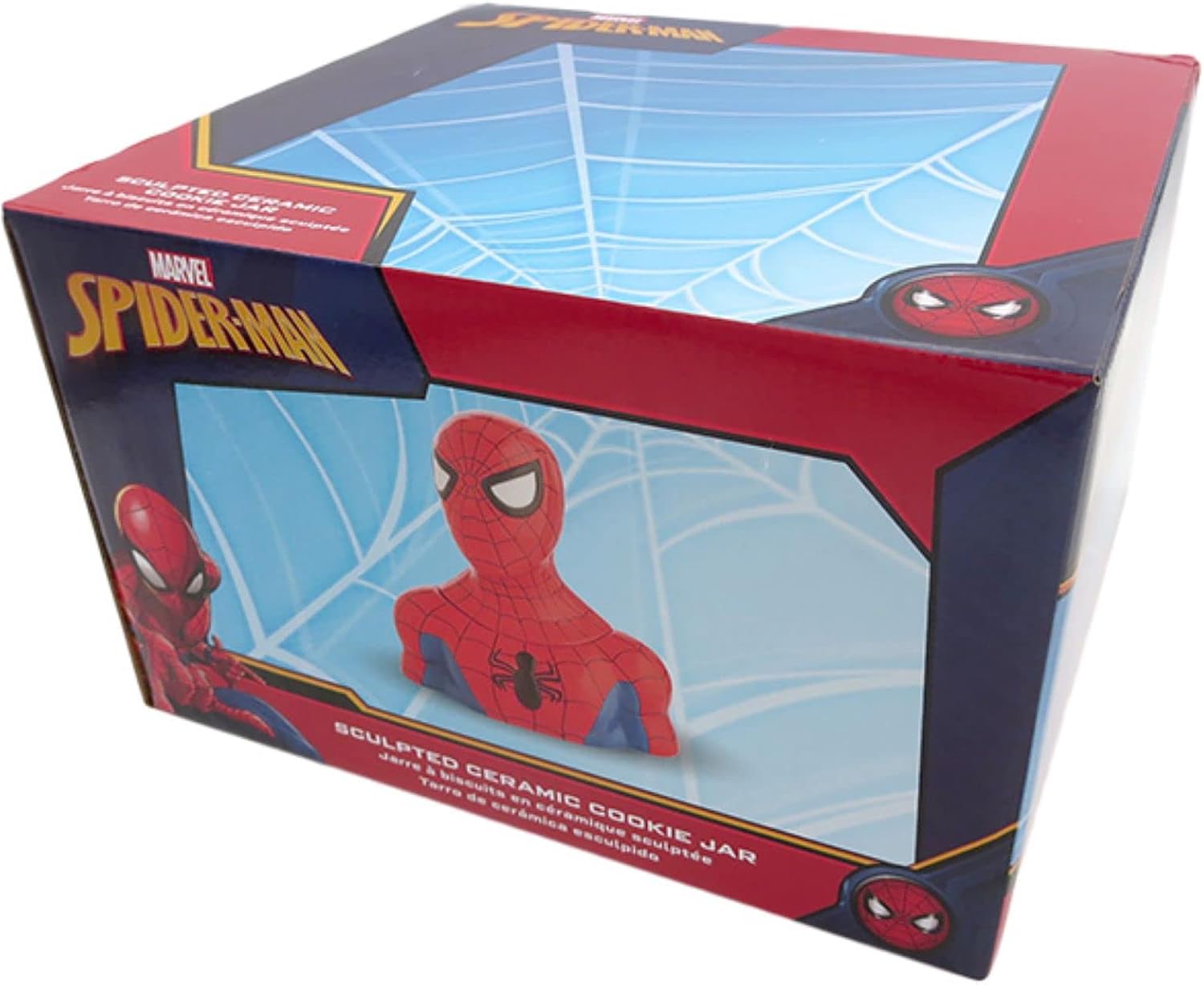 Vandor Marvel Spider-Man Sculpted Ceramic Cookie Jar