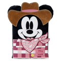 Loungefly Western Mickey Mouse Cosplay Plush Refillable Stationery Journal