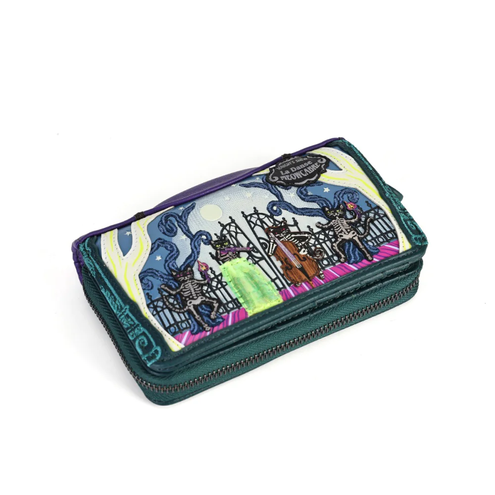 Vendula London Haunted Theatre Medium Ziparound Wallet-7