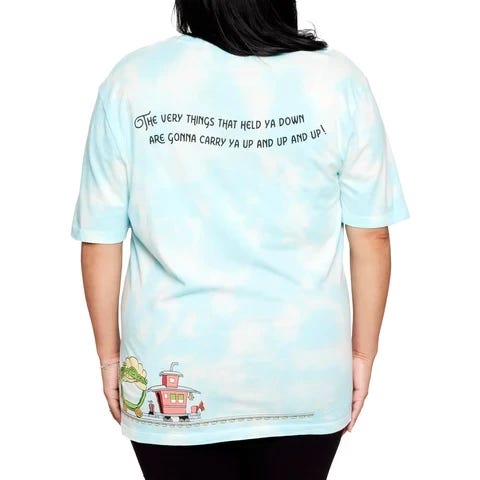 Loungefly Apparel Disney Dumbo Cloud Train tie dye t shirt-zoom-2
