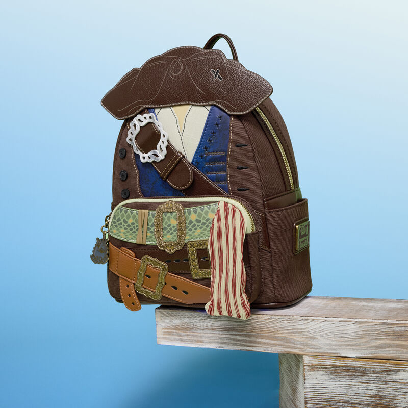 Loungefly Pirates of the Caribbean Jack Sparrow Cosplay Mini Backpack-3