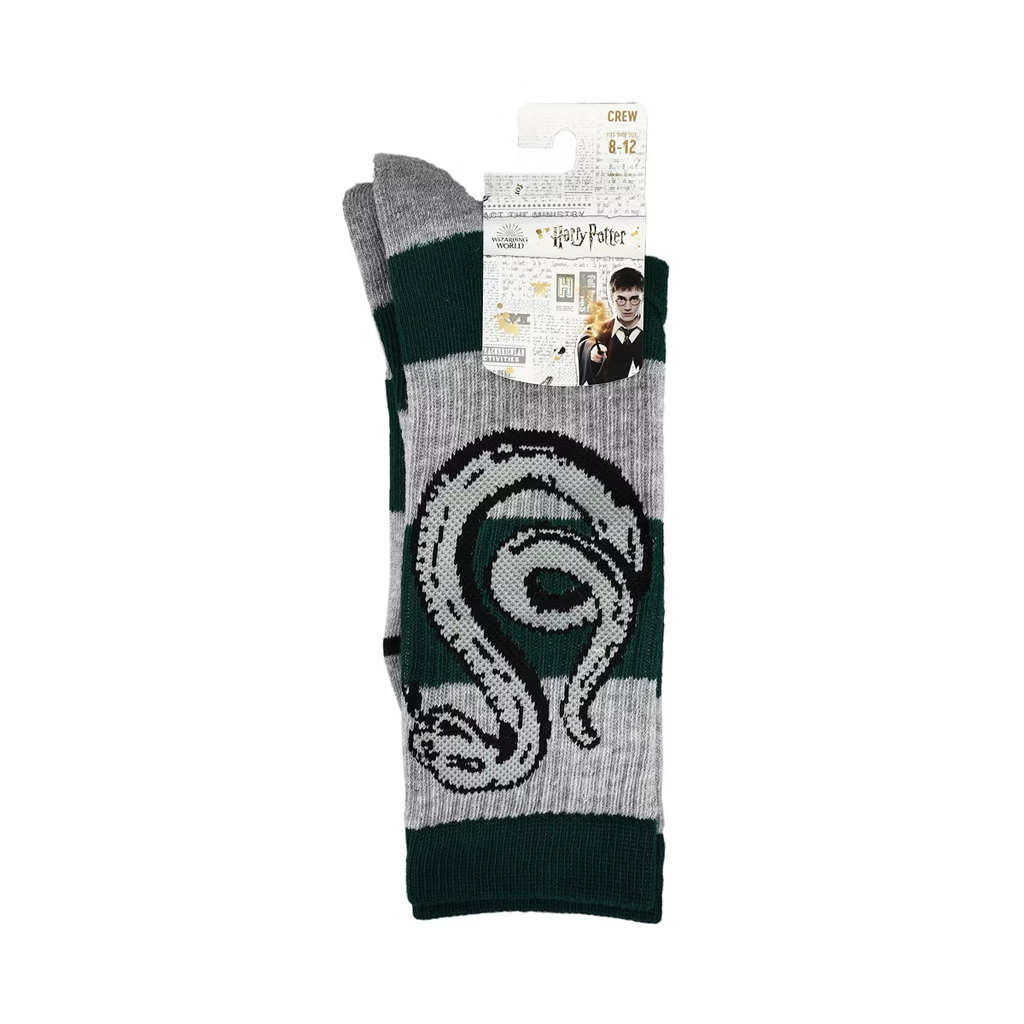 Harry Potter Slytherin Athletic Crew Socks