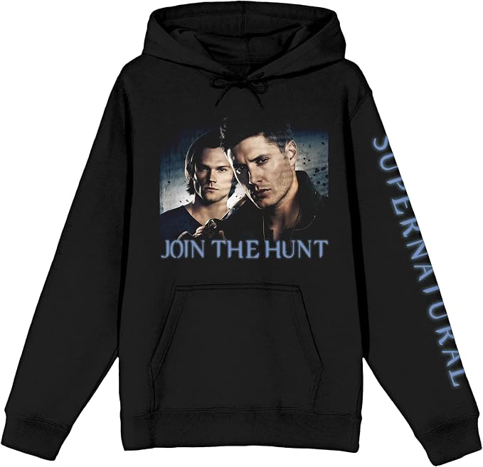 Bioworld Supernatural Join the Hunt Adult Black Graphic Hoodie