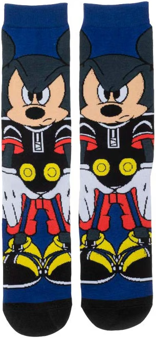 Kingdom Hearts Mickey Mouse Video Game Socks Sublimated 360 Adult Crew Socks-zoom-2