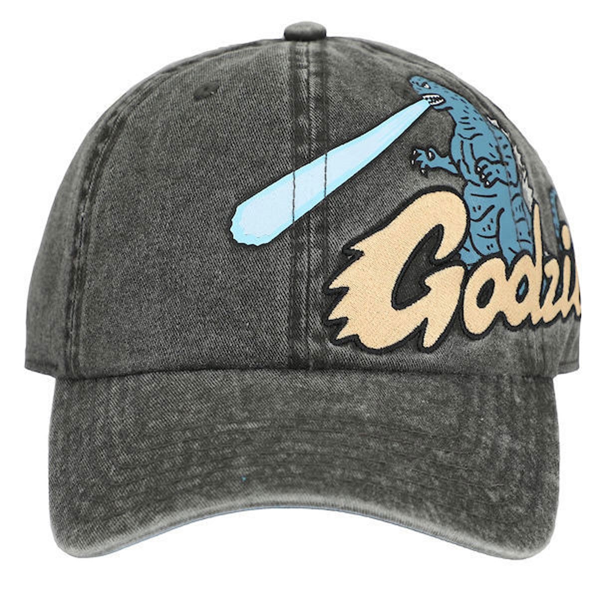 Godzilla Pigment Dyed Embroidered Hat-2