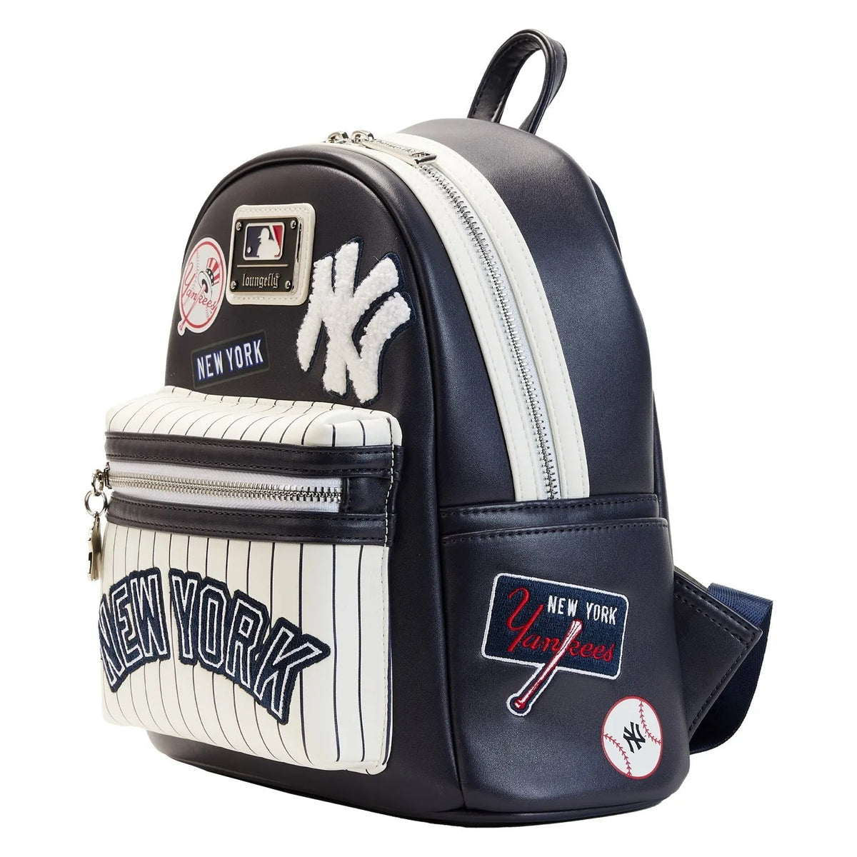 Loungefly New York Yankees Patches Mini Backpack