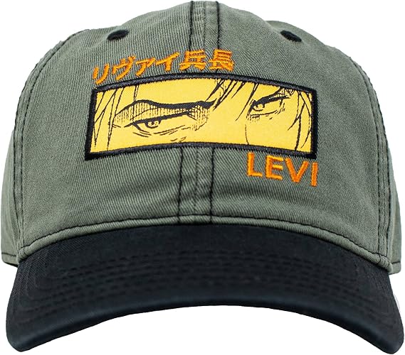 Ripple Junction Attack on Titan Levi Anime Baseball Hat Embroidered Adjustable Cap-zoom-1