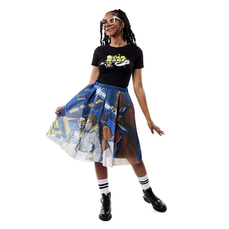 Loungefly Stitch Shoppe Star Wars Space Logo Ariana Top-zoom-7