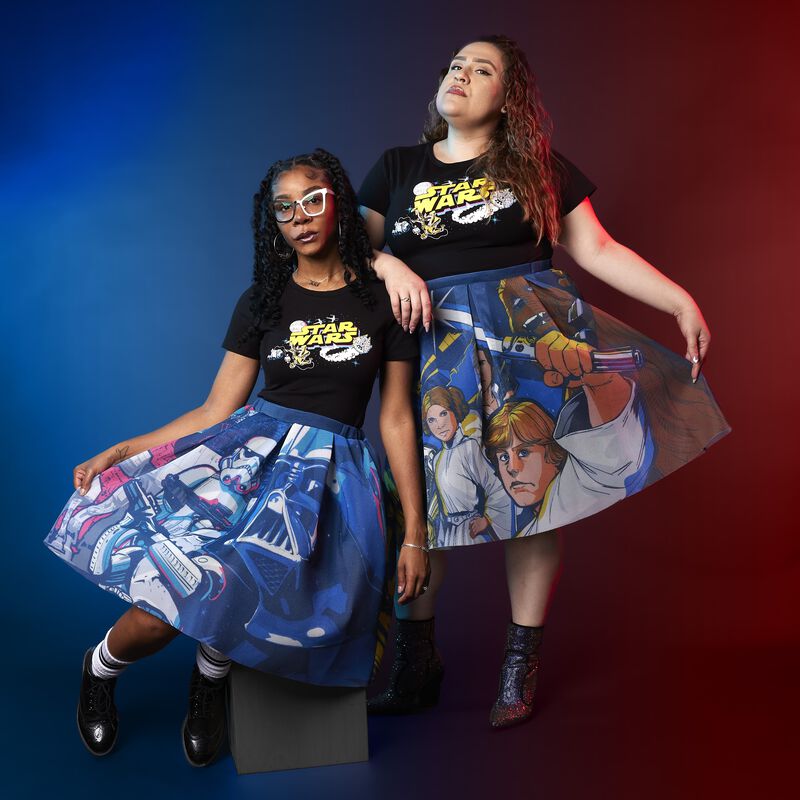 Loungefly Stitch Shoppe Star Wars Space Logo Ariana Top-3