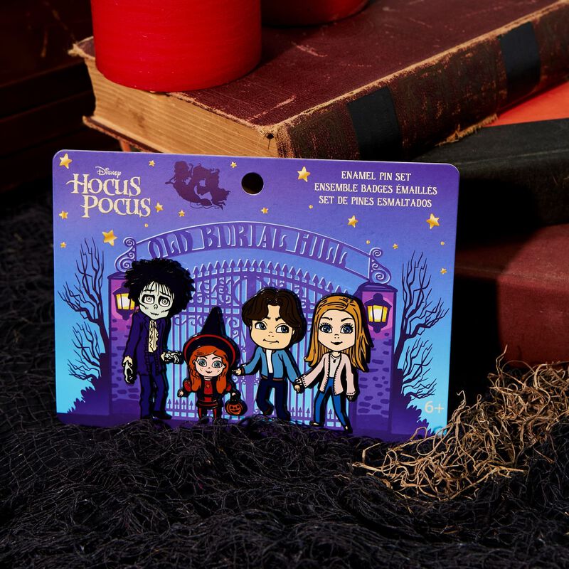 Loungefly Hocus Pocus Enamel Pin 4-Piece Set-zoom-2