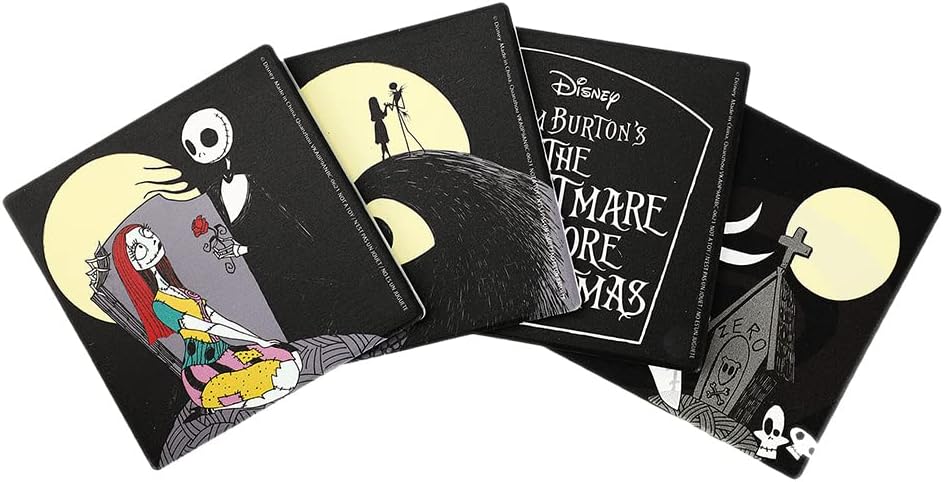 Disney The Nightmare Before Christmas Ceramic Coasters Set of 4-2
