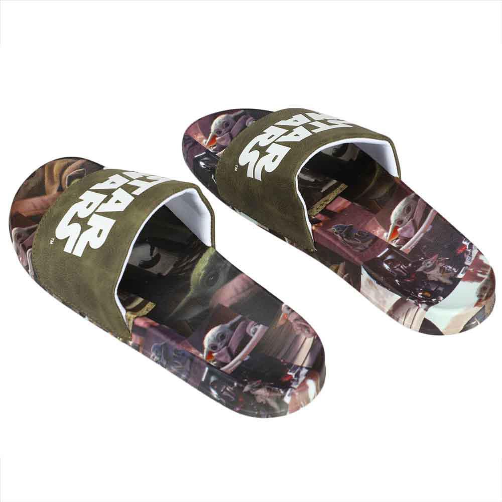 Star Wars The Mandalorian Grogu Athletic Slide Sandals-3