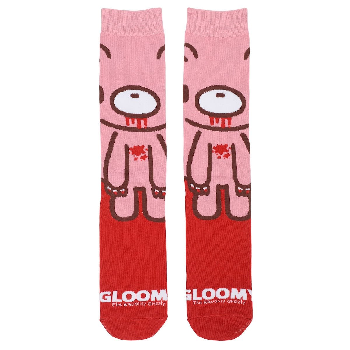 Gloomy Bear The Naughty Grizzly Animigos Men’s Crew Socks-2