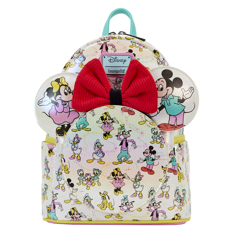 Loungefly Disney D100 Allover Print Ear Holder Mini Backpack