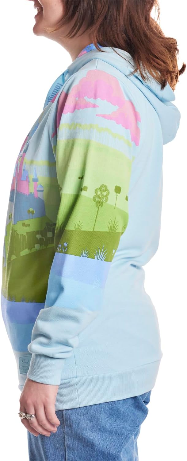 Loungefly Disney Sleeping Beauty Castle Hoodie-zoom-10