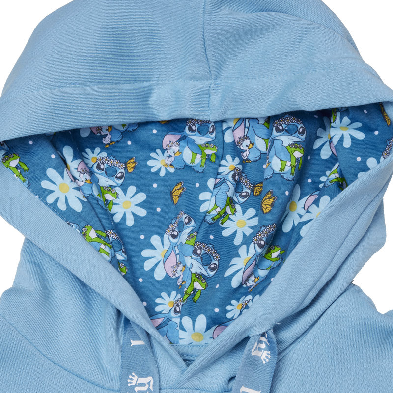 Loungefly Stitch Springtime Daisy Cosplay Unisex Hoodie-6