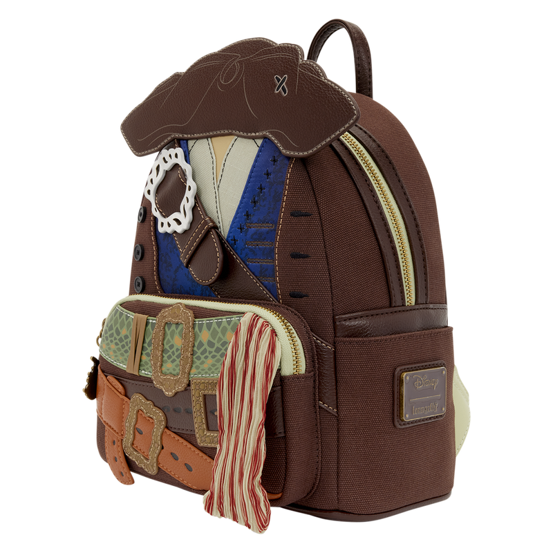 Loungefly Pirates of the Caribbean Jack Sparrow Cosplay Mini Backpack-zoom-4