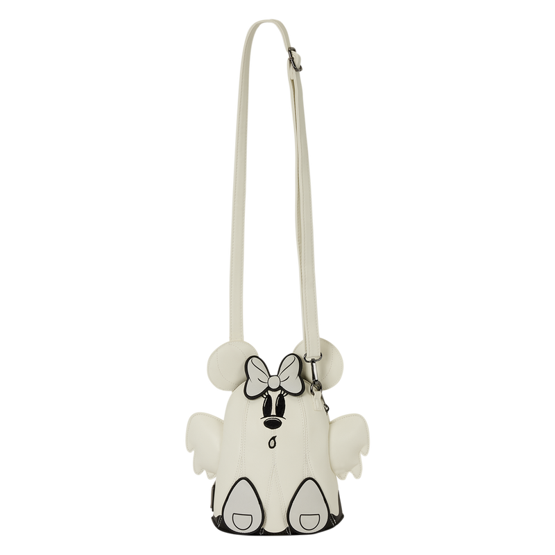 Loungefly Mickey & Minnie Mouse Ghost Glow Figural Crossbody Bag