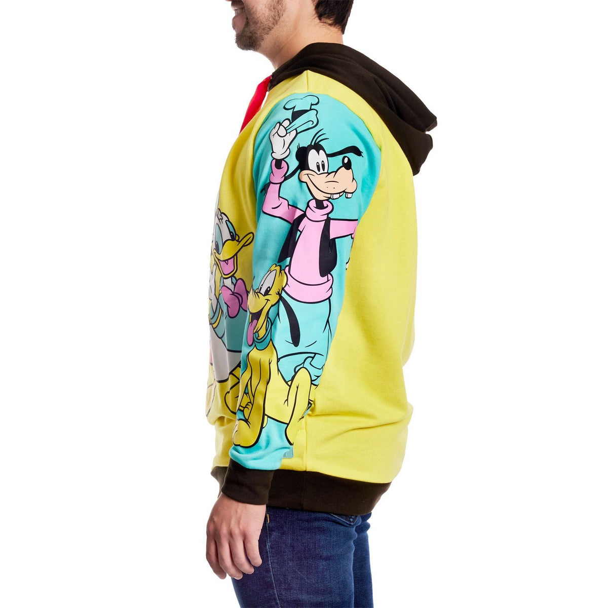 Loungefly Disney100 Mickey & Friends Classic Color Block Unisex Hoodie-zoom-3