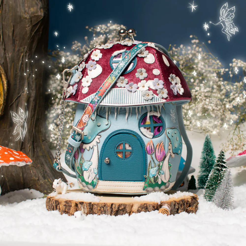 Vendula London Fairy Village Snowflake Toadstool House Bag-zoom-1