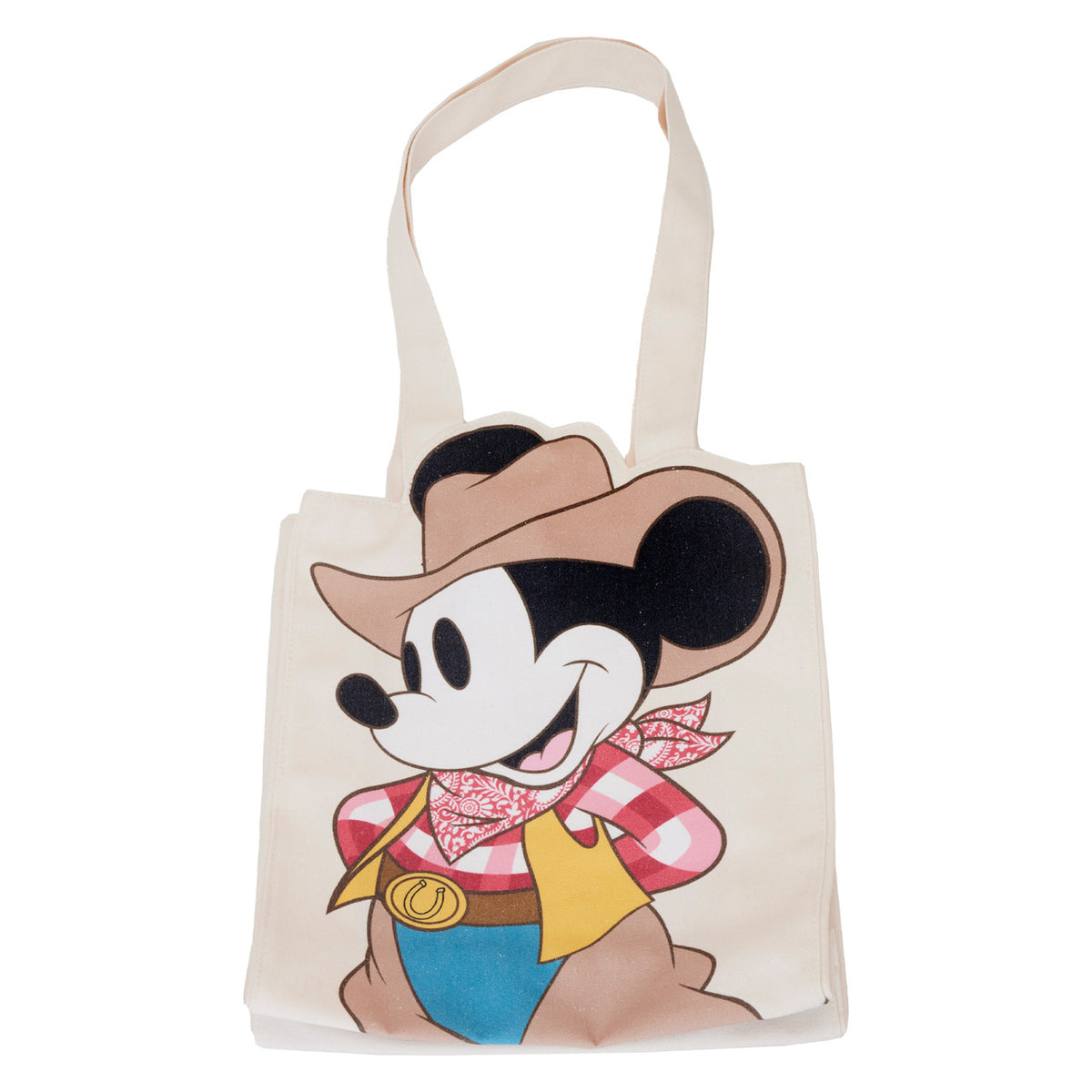 Loungefly Disney Western Mickey Mouse Canvas Tote Bag-1