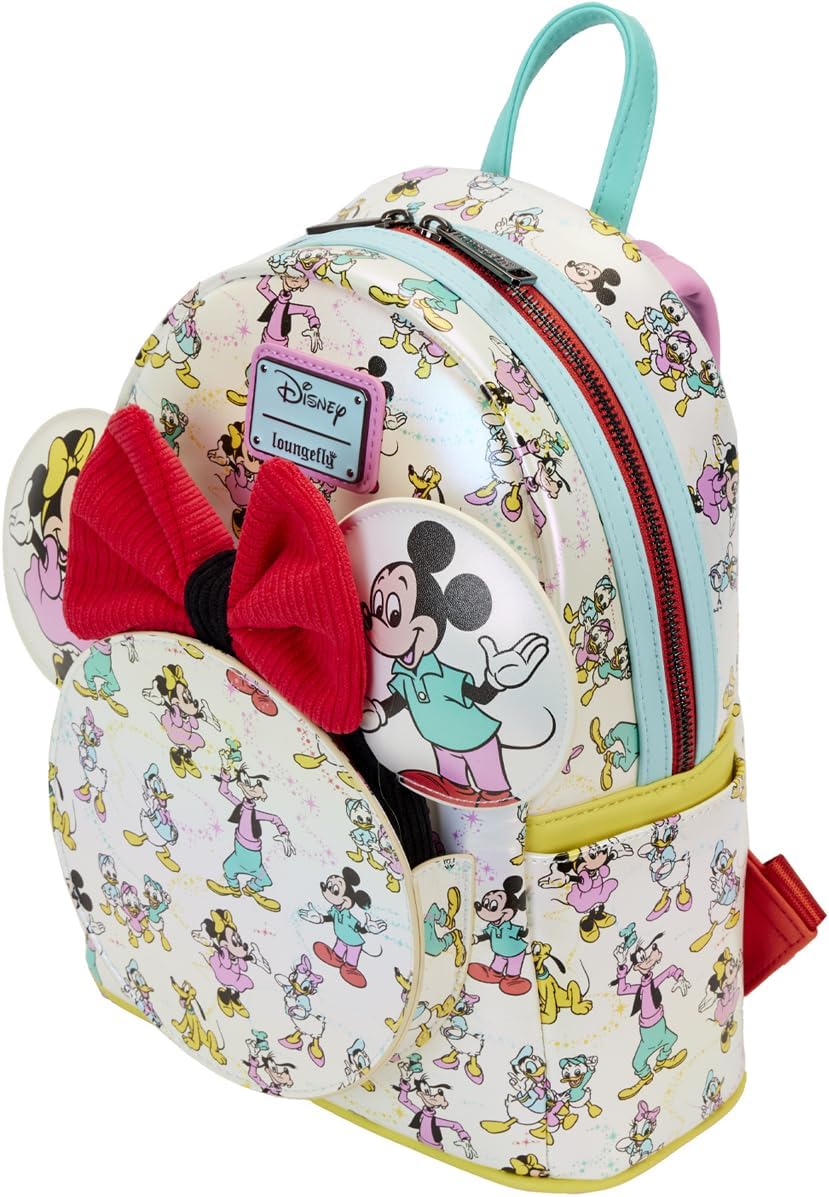 Loungefly Disney D100 Allover Print Ear Holder Mini Backpack-zoom-4