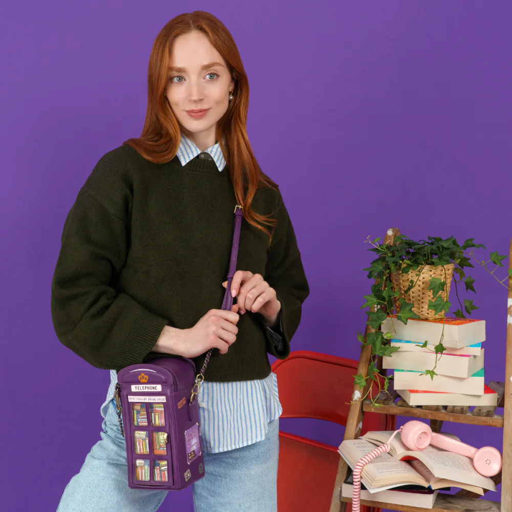 Vendula London Travelling Library Bookshop Book Nook Bag-zoom-6