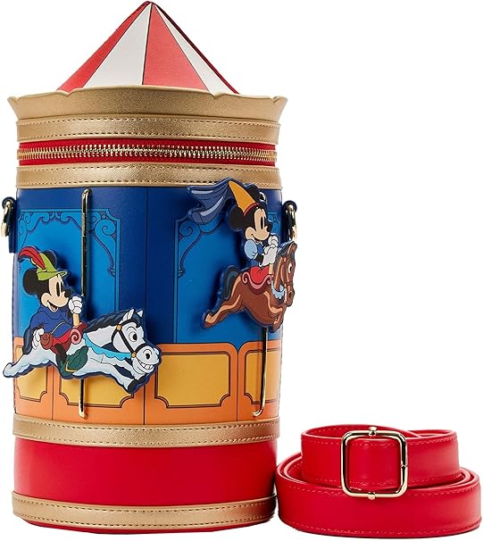 Loungefly Disney Brave Little Tailor Sliding Carousel Crossbody Purse