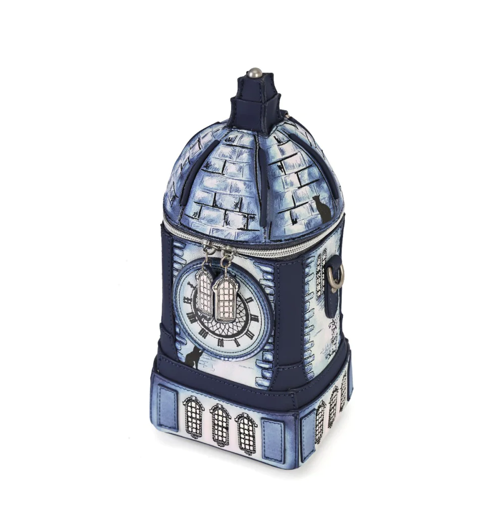 Vendula London Cats In The City Clock Tower Bag-13